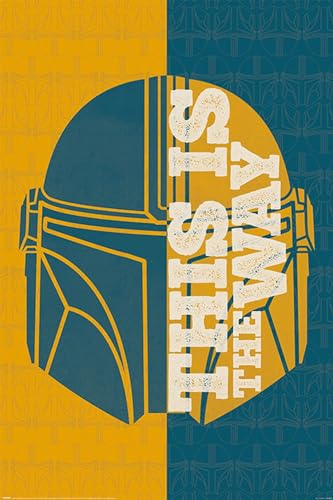 Star Wars The Mandalorian - Half/Half Unisex Poster Standard Papier 61 x 91,5 cm Fan-Merch, Filme