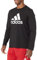 adidas Men's Essentials Long-Sleeve T-Shirt, Black, XL
