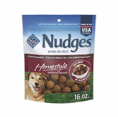 Blue Buffalo Nudges Homestyle Natural Beef and Rice Dog Treats