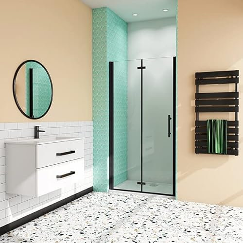 Acezanble Duschtür Nischentür 100cm Duschabtrennung 6mm Glas Dusche H195cm