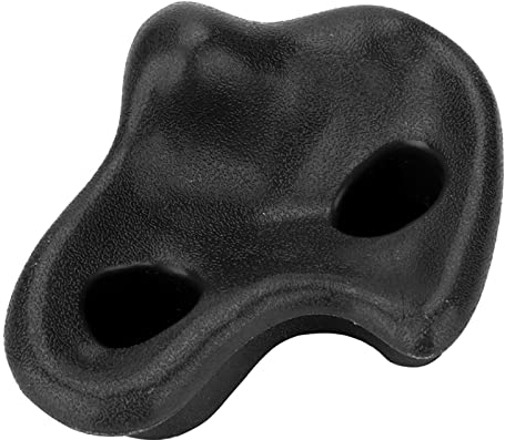 Vikye 3 Farben Klettergriffe Set Kletterstein, Klettergriffe aus Kunststoff, Anti-Ultraviolett für Schulen für Kindergärten (Schwarz)