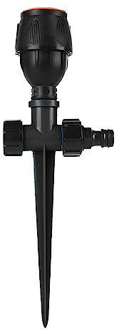 Trépied, arroseur télescopique pour gazon, arroseur avec rotation à 360 degrés, arroseur à impulsion avec trépied, arroseur télescopique pour grandes surfaces, cour, jardin, pelouse