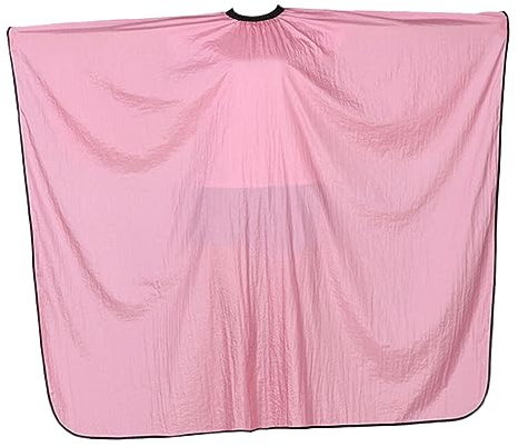 DOITOOL Mantellina Taglio Capelli Rosa Leggera e Resistente Per Uomo e Donna Cape Parrucchiere Per Salone e Uso Domestico Protezione Completa Da Capelli