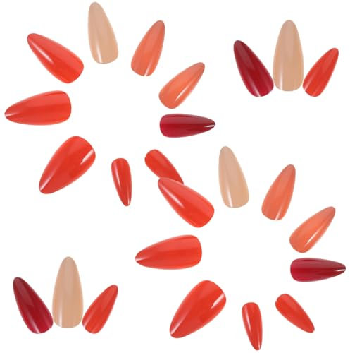 FRCOLOR Lot de Faux Solides pour Femmes Couverture Complète Fournitures pour Nail Art