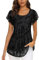 Black Blouses for Women UK, Tunic Tops for Leggings Short Sleeve Blouse for Womens Summer Tops Ladies Going Out Tops Womens Crew Neck Blouse Shirts Baggy Tops for Women