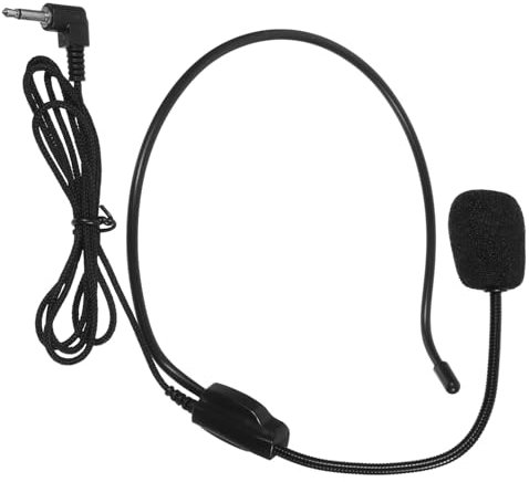 HOMSFOU 4stücke Mikrofon Headset Zum Sprechen Und Aus Kunststoff Robust Und Langlebig Für Präsentationen Und Aufnahmen
