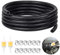 Furuising 3 Metros Manguera de Gasolina 8mm, Mangueras de Combustible, Tubo Gasolina, Línea de Gas Combustible con 12 Abrazaderas Manguera, 2 Filtros Combustible para Motocicletas, Tractores, Scooters