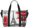 KDUBNJDS (Paris) Handtasche für Damen, Pooltasche, große Tragetasche mit Reißverschluss, für Strand, Reisen, Lebensmittel, tägliche Handtasche, Paris, Einheitsgröße