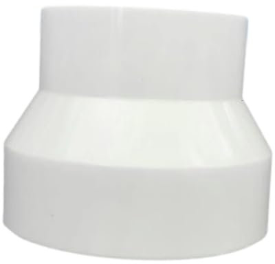 Gralara Luftkanaladapter Zubehör Kanalverbinder Flansch Havc Rohrverbinder für Abluftrohr, 150 mm bis 100 mm