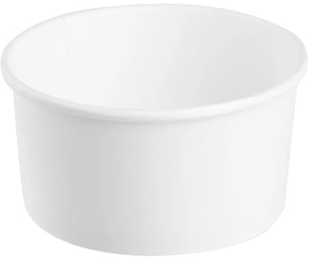 Fiesta Recyclable Ice Cream Pot - 8oz (Pack 1000) | Commercially suited for takeaway treats and busy dessert parlours; stackable structure saves storage space.