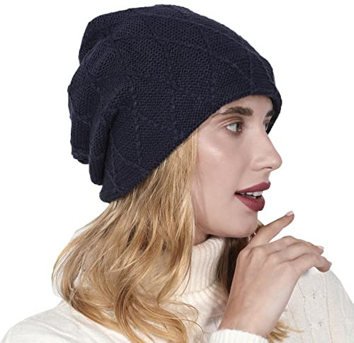 Lagerräumung Meine Bestellungen Mütze Damen aus Baumwolle Leichte Atmungsaktiv Longbeanie Jersey Mütze Elastisch Laufmütze für Alle Jahreszeiten Mütze Outlet Amazon