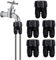 FULAIERGD 3/4'' to1/4'' Irrigation Hose Adapter, Drip Line to Faucet 3/4Faucet Adapter to1/4 Irrigation tubing Drip Irrigation Hose Adapters, Garden Hose to 1/4 Tubing Adapter for Irrigation System