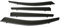 GLONHKDI Seitenfensterabweiser kompatibel for Opel Mokka X 2012 2013 2014 2015 2016 2017 2018 2019