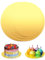 Soportes para Tartas Redondos, Juego de 10 soportes para pasteles en cajas, cartón Reversible, Soportes para Tartas Cartón Reversible Dorado Base Pasteles, oro, espesor 3 mm