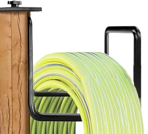 Montaje De Pared Del Soporte De Manguera - Percha De Almacenamiento De Mangueras Al Aire Libre | Soporte De Manguera De Metal De Servicio Pesado Para Pared, Soporte De Manguera A Prueba De Óxido, Esta