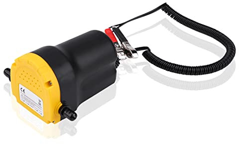 Fdit Pompe DC 12V 60W Oilxtractor Changement D'huile Facile Changement de Moto-Pompe Extracteur de Liquide Quad-diiesel, Idéal pour les Voitures et les Quads avec Bornes de Batterie