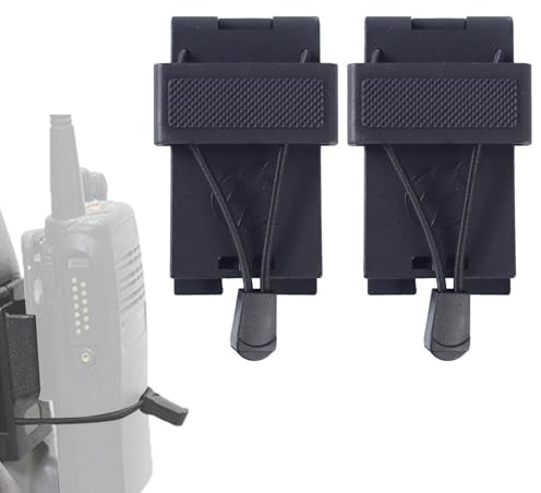 ZFFOZZ Dienstgürtel-Funkholster – Universeller Walkie-Talkie-Halter Kompatibel mit Motorola APX, BaoFeng, Kenwood, Midland und Harris-Funkgeräten