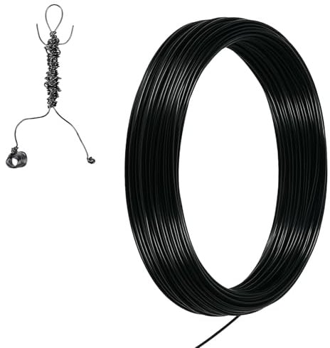 Ouligay 1mm Metal Craft Wire for Jewellery Making 30m Jewellery Wires Crafting Bendable Aluminum Wires for DIY Crafting Floral Beading Sculpting