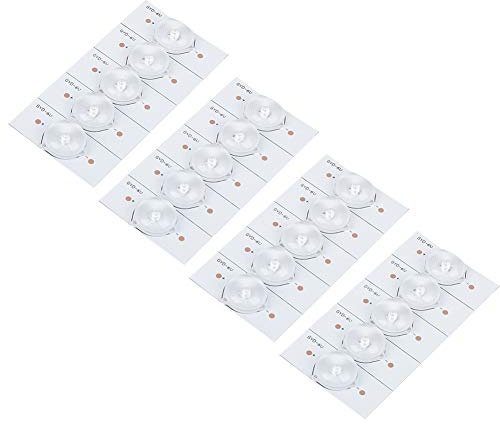 SMD-Lampenperlen, optischer Linsenfilter, weiße Lichtfarbe, hohe Helligkeit, langlebige Glasfaserplatine, 6 V Spannung, für LED-TV-Reparatur, 20 Stück