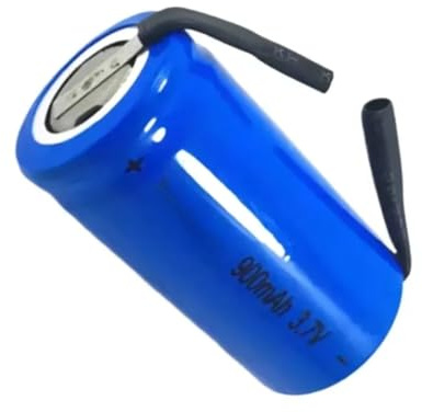 Batterie Rechargeable 3.7V, 900mAh, au Lithium à souder, adaptée aux Jouets de Brosse à Dents électrique(X1)