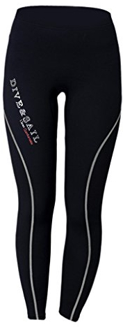 MagiDeal Neoprenhose 1.5mm Wassersport Lange Hosen Unisex Neopren Hosen - Grau für Männer, XL