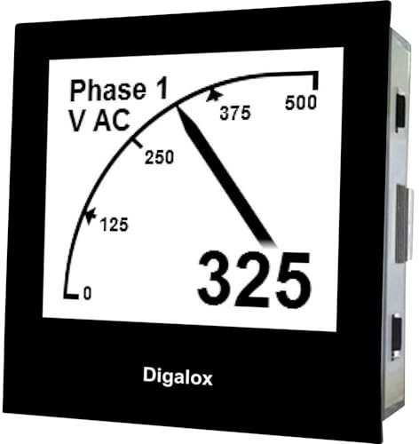 TDE Instruments Digalox DPM72-MP Digitales Unterputz Messgerät Grafik-Messsgerät DIN Digalox DPM72-MP 500V/10A AC/DC inkl