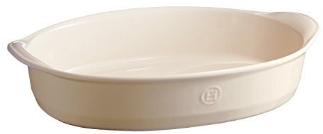 Schaal groot ovaal 410x260mm Interhal 9054-02 Argile