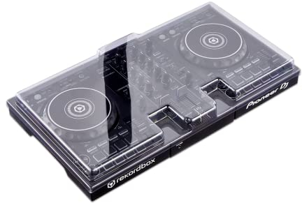 Decksaver LE Cover for Pioneer DJ DDJ-400 - Super-Durable Polycarbonate Protective lid in Smoked Clear Colour, Made in The UK - The DJs' Choice for Unbeatable Protection