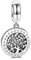 Gnoce Lebensbaum Charm Anhänger aus Sterling Silber Baum des Lebens Mit Gravur Follow Your Dreams passend für alle Armbänder und Halsketten Bestes Geschenk für Sie