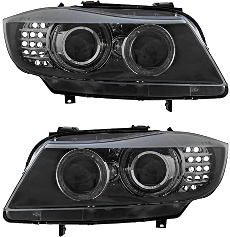Scheinwerfer Set links & rechts Hauptscheinwerfer Frontscheinwerfer Bi-Xenon D1S ohne Lampenträger für Model 3er Touring E91 E90
