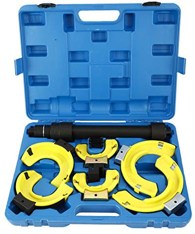 KUNTEC Universal Interchangeable Fork Strut Coil Spring Compressor Macpherson Tool Extractor
