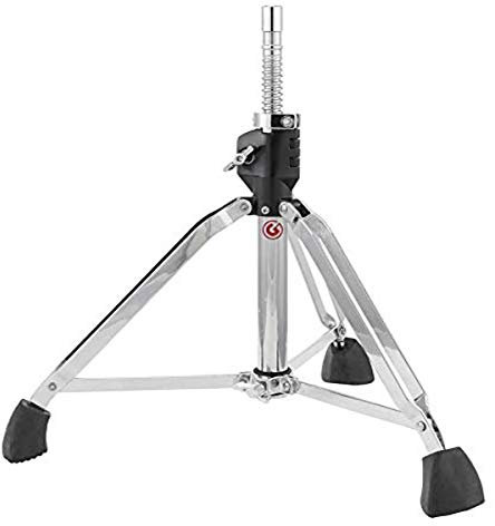Gibraltar Schlagzeughocker Unterteil Throne Base (doppelstrebiges, dreibeiniges Gestell, für 9808-Modellreihe, höhenverstellbar und Kompatibel mit 7/8 Sitzflächen, mit Super Foot-Gummifüßen)