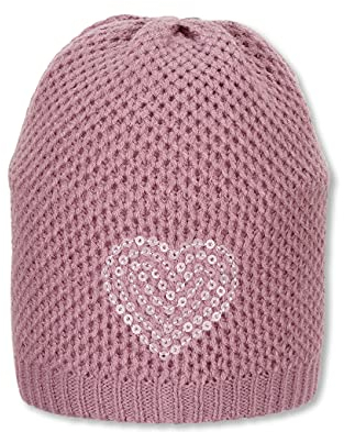 Sterntaler Baby-Mädchen Strickmütze Herz Mütze, Rosa, 49