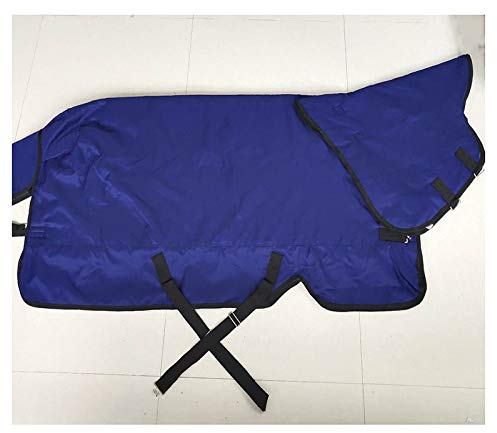 MaJu Pferdedecke Wasserdicht Und Atmungsaktiv Winter Plus Samt Baumwolle Pferd Kombination Schal Teppich(Size:145cm)