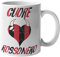 CHEMAGLIETTE! Tazza Stampata Divertente Idea Regalo Mug Tifosi Milanisti Con Stampa Cuore Rossonero