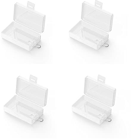 21700 Battery Case,Plastic Battery Organizer Storage Case,Battery Holder Case for 21700 Battery-4 Pack