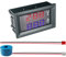 Gebildet LED 2in1 Multimetro Display del Pannello Rilevatore di Amperaggio di Tensione con Trasformatore di Corrente 230V/380V, Volt Amp Meter Voltmetro Digitale Amperometro AC 50V-500V 10A