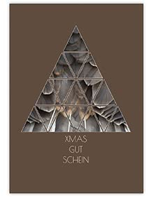 10 Geldgeschenk/ Gutschein Karten zu Weihnachten mit modernem Weihnachtskarten Design: Xmas Gut Schein-schönes Glückwunsch Karten Set mit Umschlägen