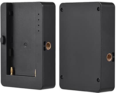 Andoer NP-F Battery Charger Battery Adapter Plate with Type-C Charging Port USB5V DC7.4V Outputs 1/4 Inch Screw Hole for NP-F550 F750 F970 Batteries