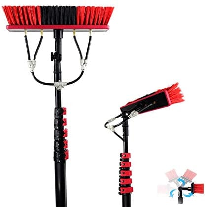 20ft/6m Water Fed Pole & Backpack/Window Cleaning Telescopic Brush/Extendable Window Washer conservatory roof cleaner water fed pole Photovoltaic Panel Cleaning Pxkmouy