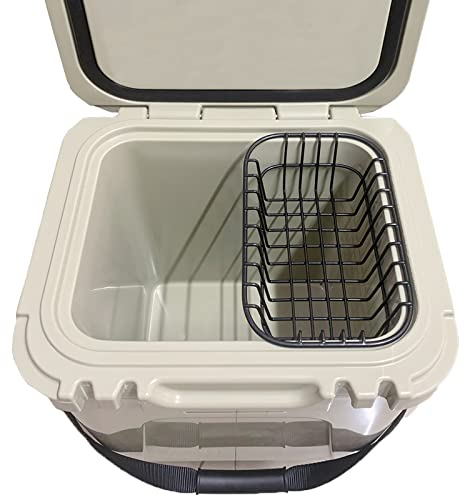 Cooler Basket Compatible with YETI Roadie 24 and Yeti Roadie 32, Dry Goods Wire Cooler Rack Storage Will Keep Smaller Items Dry and Stay Goods High for Roadie 24,32 Ice Chest Good to Hold Fruit, etc.