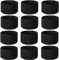 LOREC 18 Stück Trauerflor Armbinde Schwarz Elastisches Armband Trauerflor Trauerarmbinde Trauerbinde Trauerbinden Trauerband Trauer Armbinde für Trauer, Beerdigung, Fußballmannschaft, Sport