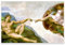 KWAY Michelangelo Buonarroti Wandkunst – Die Erschaffung von Adam Poster – Historisches Ölgemälde, Realismus, Kunstwerk, Reproduktion – Weltberühmteste Gemälde-Serie, ungerahmt, 30 x 45 cm