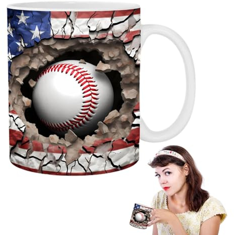 puzzlegame Hot Chocolate Mugs | 350ml Eye-Catching Ceramic Coffee Mugs with Ball Pattern | Novelty Drinkware for Cafe, Coffee Table, Dining Table, Study Table, Bedside