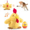Migipaws Interactive Cat toys, Plush Cat Toy with Catnip, Automatic Chirping and Flapping, Touch Activated,Rechargeable,Feeder Toy (Naggi)