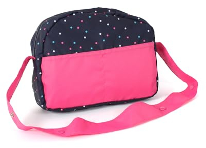 Bayer Chic 2000 853-84 Bayer Chic 2000-Wickeltasche für Puppen, Puppenwickeltasche, Puppenzubehör, Puppentasche, Konfetti pink