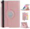 DN Technology Étui pour tablette Samsung Galaxy Tab S6 Lite 10,4 2024 2022 2020 rotatif à 360° Doré rose