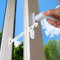 Cerraduras de ventana de seguridad para niños, barras de seguridad planas para gatos, pestillo de protección de ventana para niños, patio, dormitorio, puerta, permanezca abierta, a prueba de bebés