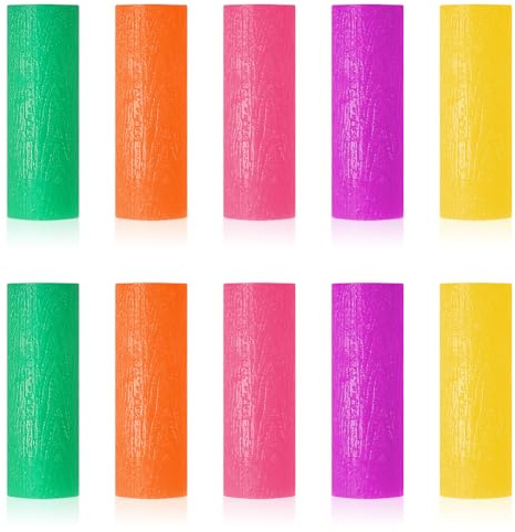 OFFCUP Aligner Chewies, 10 Pezzi Seater Aligner, Vassoio Chewies, Vassoi Allineatori, Allineatore Allineatori, Seater in 5 Colori (Giallo Viola Verde Rosso Arancio)