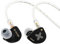 Linsoul SIMGOT EW300 1DD+1Planar+1PZT Hybrid In-Ear Controller, cuffie IEM, cuffie da gioco, auricolari staccabili, cavo OFC argento per audiofilo (Edizione DSP, con microfono)